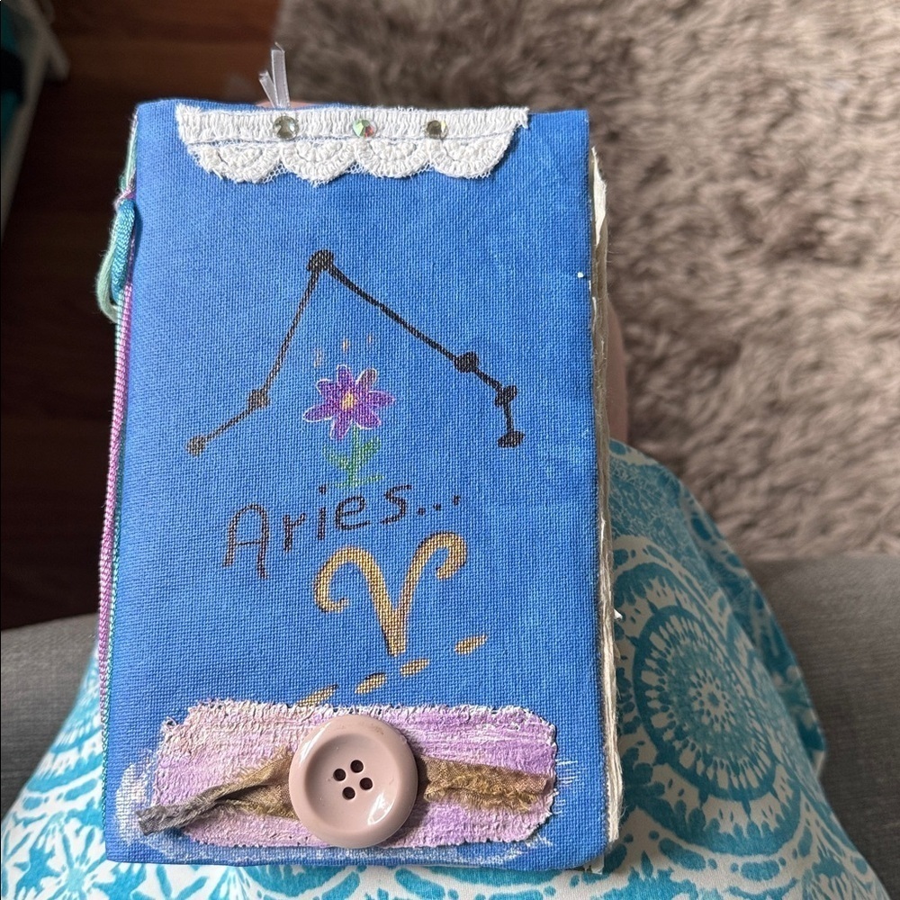 Handmade Aries Zodiac Journal 48 Pages
